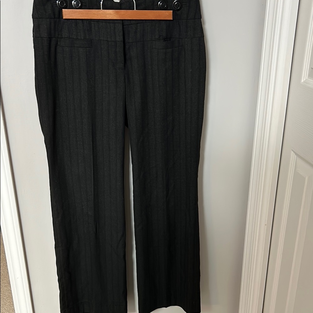 Cartonnier Black Pinstripe Trousers